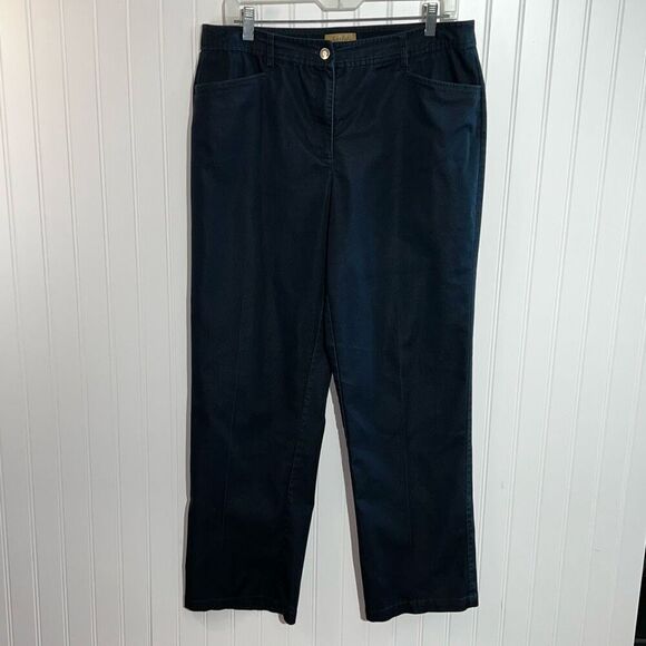 Peck & Peck Straight Jeans Womens Size 12 Blue Mid Rise 5-Pocket Classic Western - Picture 1 of 8